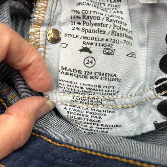 Blank NYC Skinny Jeans Women's Size 24 Mid Rise Medium Wash Denim - Picture 8 of 13